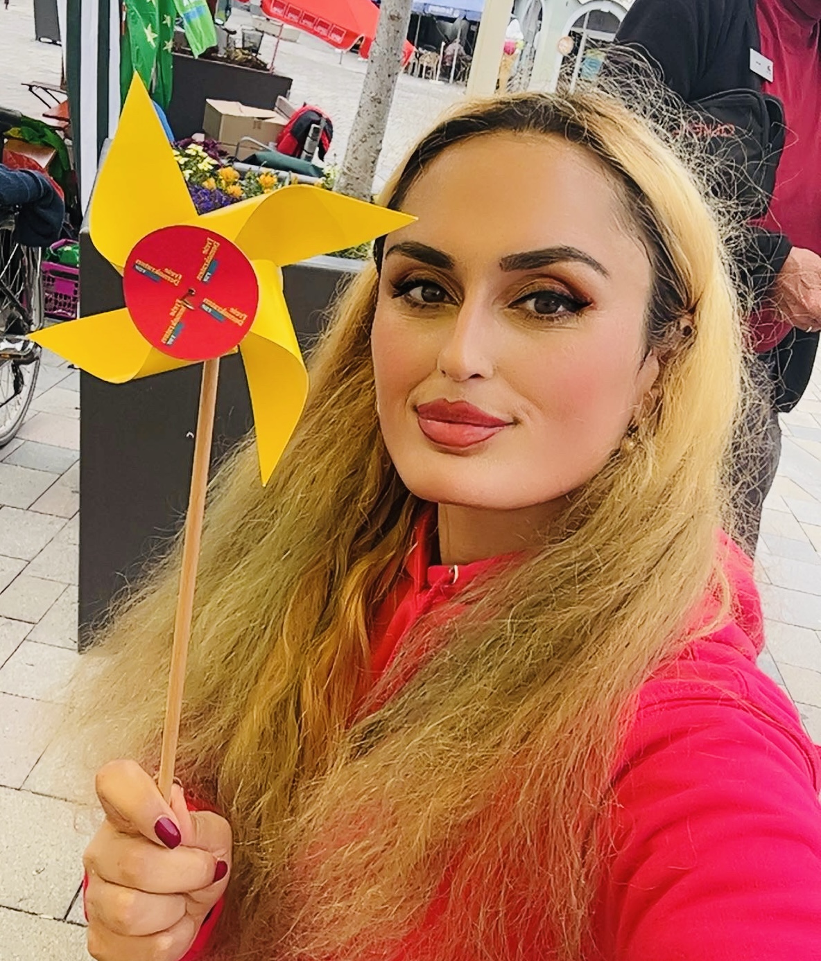 Selfie von Heschu Hasan bei Run4Europe, Mai 2025